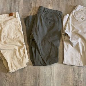 4 pairs men’s pants bundle 32/32 gap, BDG, Bonobos, Tommy Hilfiger